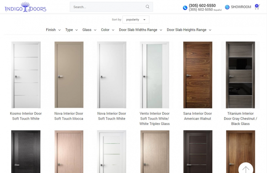 Case study on promoting the website of Indigodoors door store